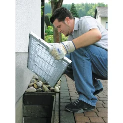 Schellenberg Lichtschacht-Gitter Sauberer Lichtschacht Aluminium 50 x 125 cm