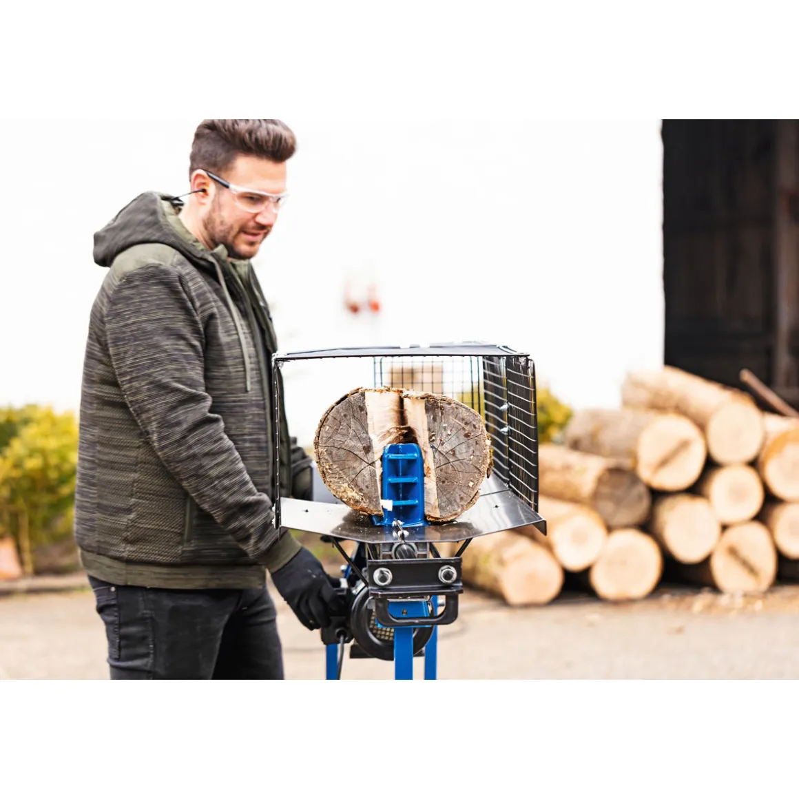 Scheppach Liegender Holzspalter HL760LS