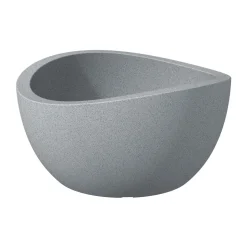 Scheurich Pflanzschale Wave Globe Stony 252 40 cm grau