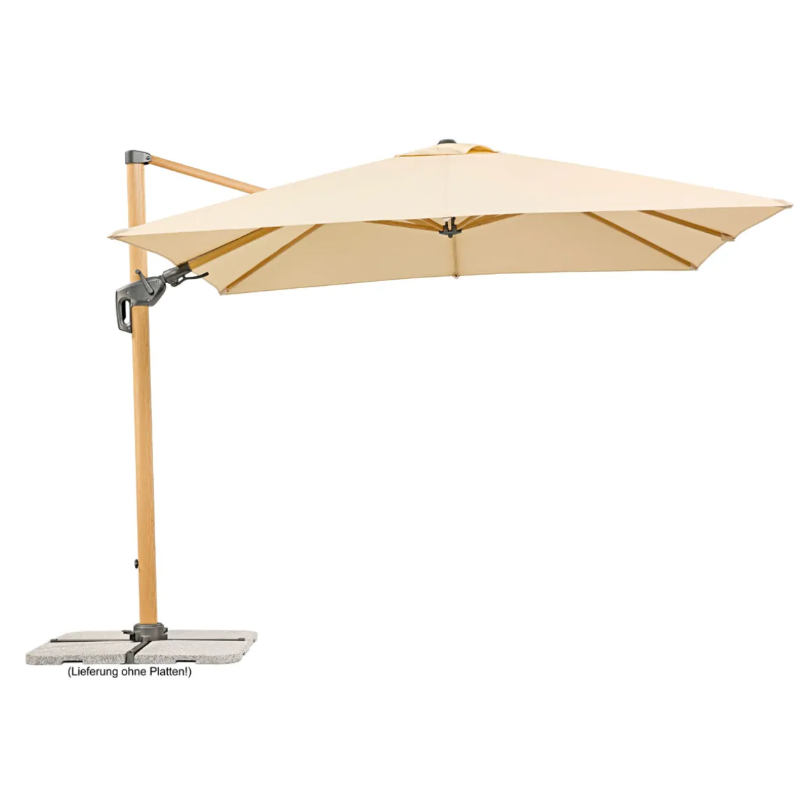 Schneider Schirme Ampelschirm Rhodos Twist Woody