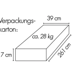 Schneider Schirme Ampelschirm Rhodos Twist 300 x 300 cm Anthrazit