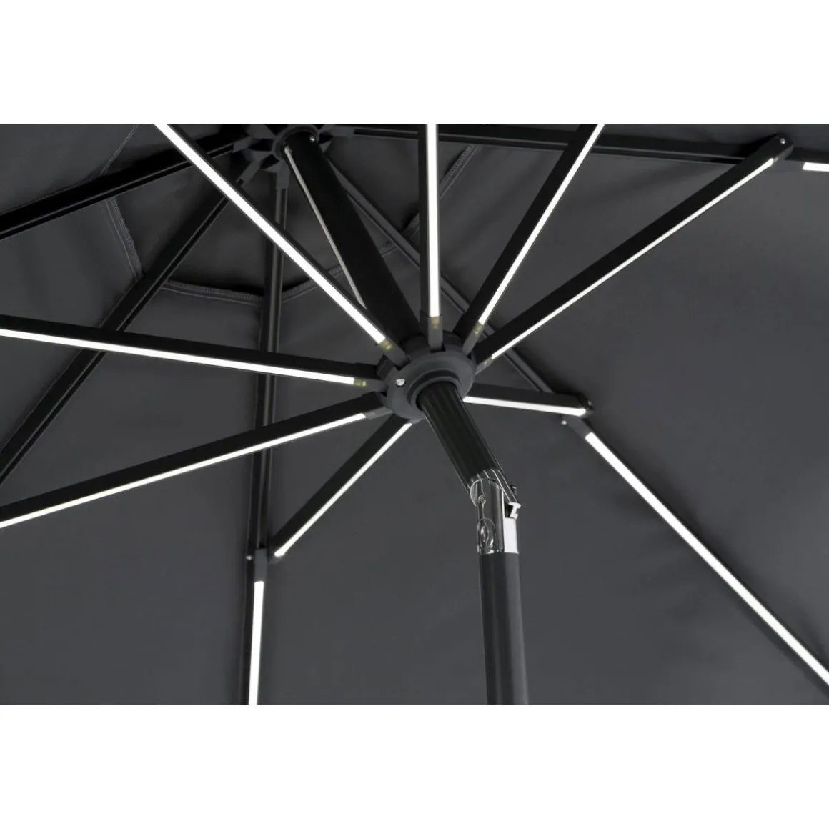 Schneider Schirme LED-Schirm Blacklight 270/8 anthrazit