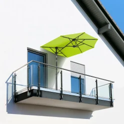 Schneider Schirme Sonnenschirm Salerno Mezza 150 x 150 cm apfelgrün