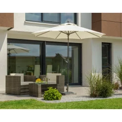 Schneider Schirme Sonnenschirm Harlem 270 cm natur