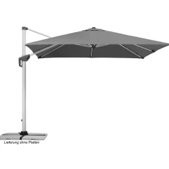 Schneider Schirme Sonnenschirm Monaco 300 x 300 cm granitgrau
