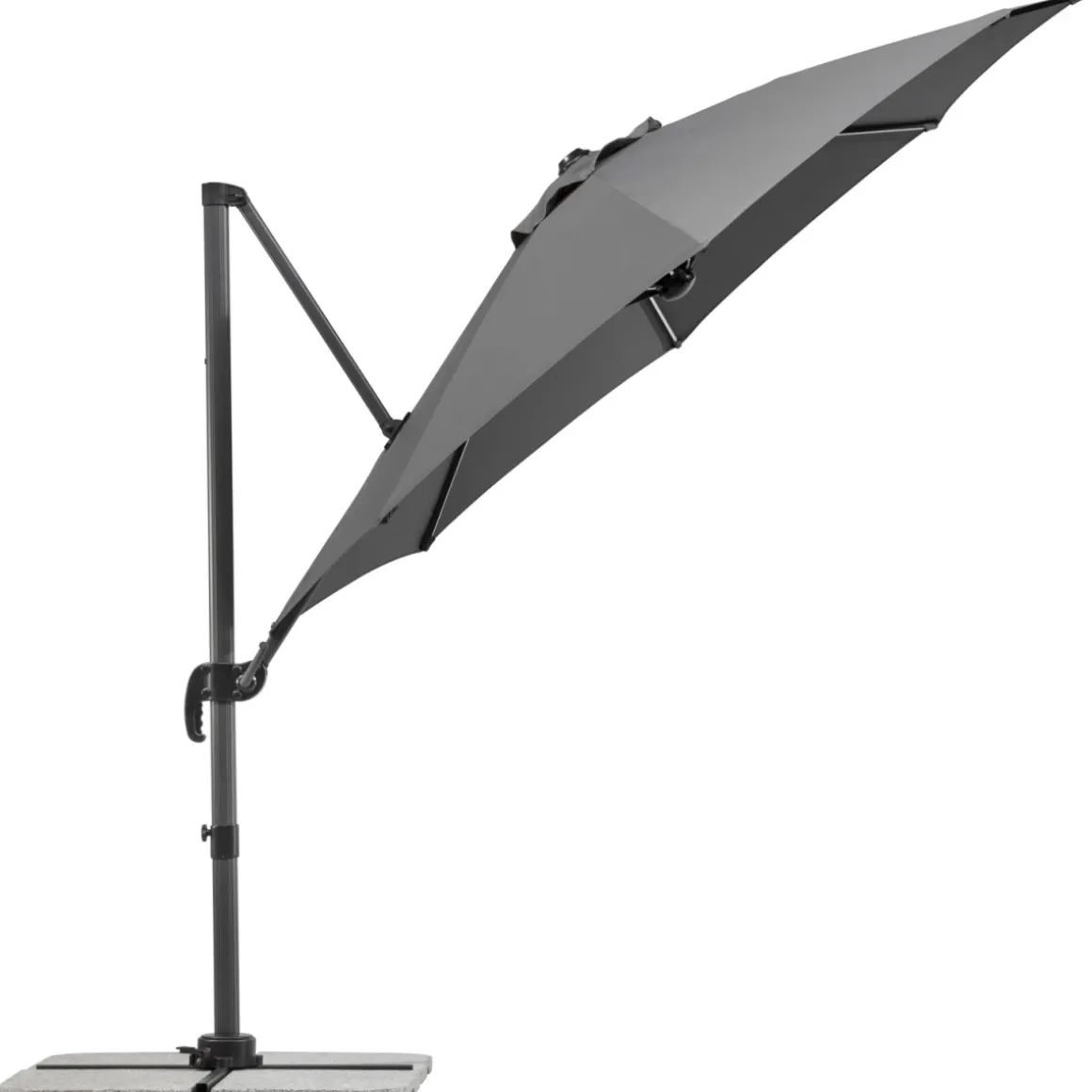 Schneider Schirme Sonnenschirm Rhodos Blacklight 300 cm anthrazit