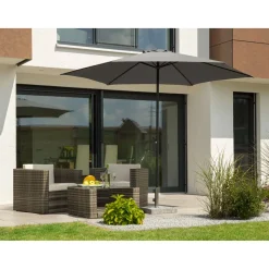 Schneider Schirme Sonnenschirm Bergamo 300 cm anthrazit