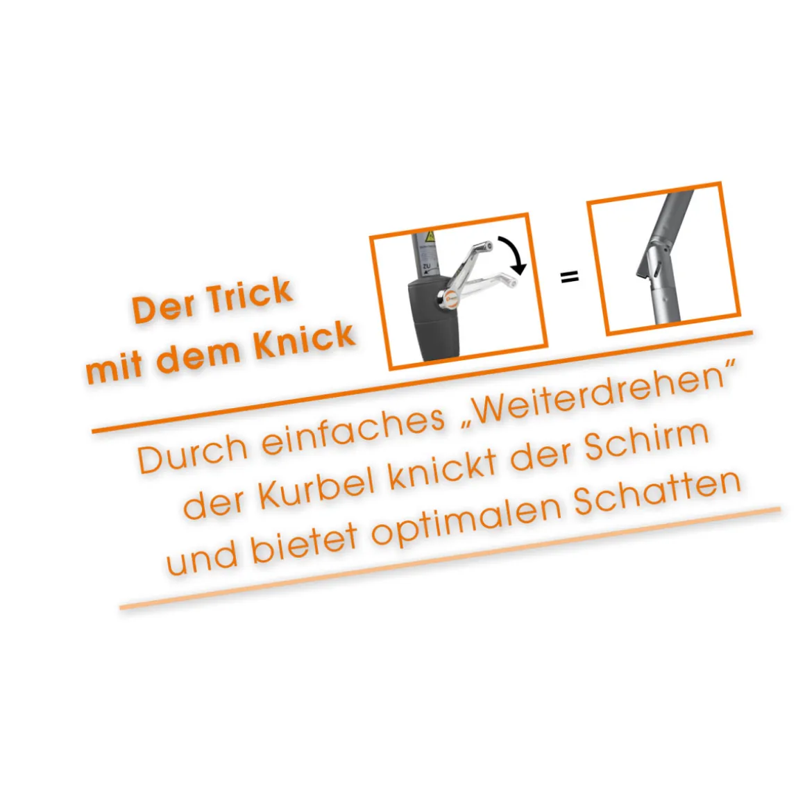 Schneider Schirme Sonnenschirm Tunis 270 x 150 cm Anthrazit