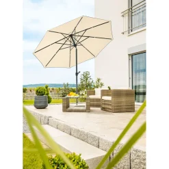 Schneider Schirme Sonnenschirm Adria 300 cm Natur