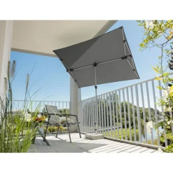 Schneider Schirme Sonnenschirm Novara 190 x 140 cm anthrazit