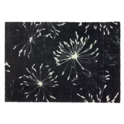Schöner Wohnen Schmutzfangmatte „Manhattan“, Pusteblume/anthrazit-grau, 67x100 cm