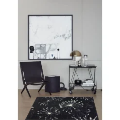 Schöner Wohnen Schmutzfangmatte „Manhattan“, Pusteblume/anthrazit-grau, 67x100 cm