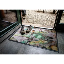 Schöner Wohnen Schmutzfangmatte Miami 67x100 cm Jungle beige