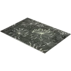 Schöner Wohnen Schmutzfangmatte „Manhattan“, Pusteblume/grau-mint, 67x100 cm