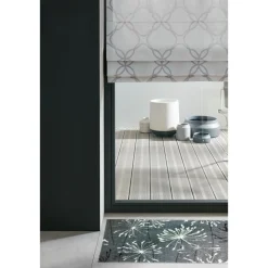 Schöner Wohnen Schmutzfangmatte „Manhattan“, Pusteblume/grau-mint, 67x100 cm