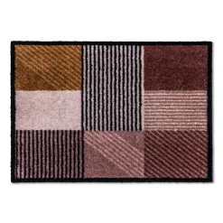 Schöner Wohnen Schmutzfangmatte Manhattan 67x100 cm Geomix Kastanie-rose