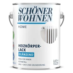 Schöner Wohnen Farbe Heizkörperlack Home weiß glänzend 2,5 L