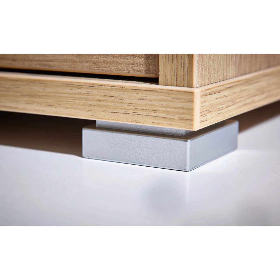 Schreibtisch Keep mit Stauraum 145 x 75 x 70 cm Navarra-Eiche-Nachbildung