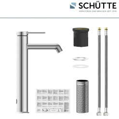 Schütte Aufsatzwaschtischarmatur „Los Angeles“ chrom Eco-Klick-Funktion