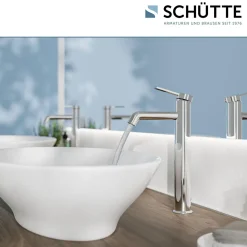 Schütte Aufsatzwaschtischarmatur „Los Angeles“ chrom Eco-Klick-Funktion