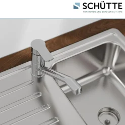 Schütte Spültischarmatur „Main“ chrom 360° schwenkbar