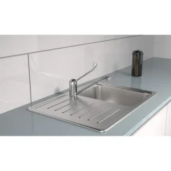 Schütte Spültischarmatur „Vital“ chrom mit Hygienegriff