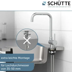 Schütte Spültischarmatur „Window“ chrom schwenkbar