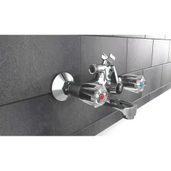 Schütte Wannenarmatur Savino,chrom,Zweigriff