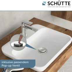 Schütte WT-Armatur Liverpool,chrom,Eco-Klick-