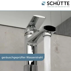 Schütte WT-Armatur Liverpool,chrom,Eco-Klick-