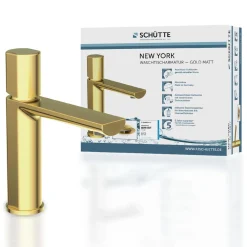 Schütte WT-Armatur New York,gold,Kartusche mit