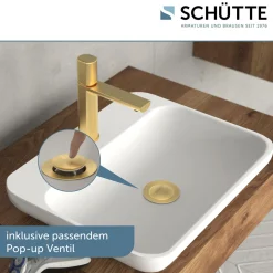 Schütte WT-Armatur New York,gold,Kartusche mit