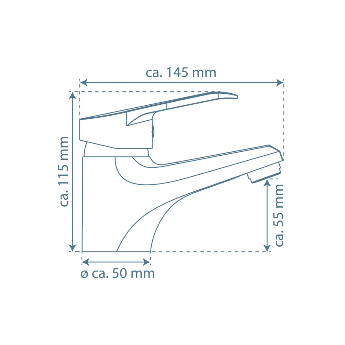 Schütte WT-Armatur Tessa,chrom,Kartusche mit