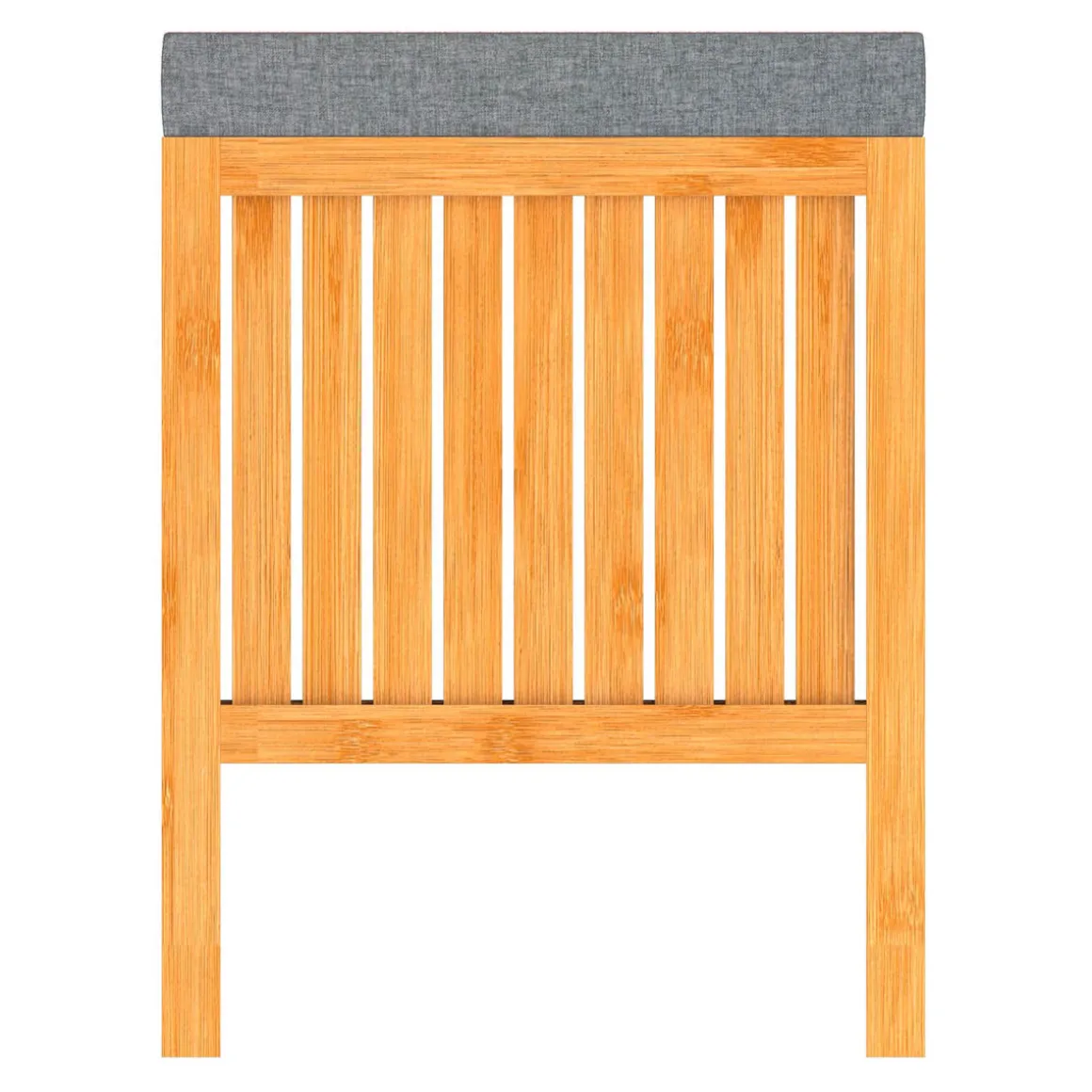 Schütte Bambus Wäschekorb mit Sitzkissen