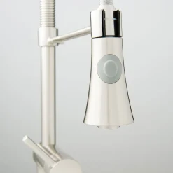 Schütte Design-Spültischarmatur Cornwall Spiralfeder Edelstahloptik