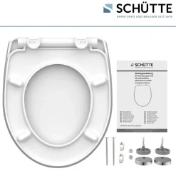 Schütte Duroplast HG WC-Sitz WATER LILY mit Absenkautomatik und Schnellverschluss