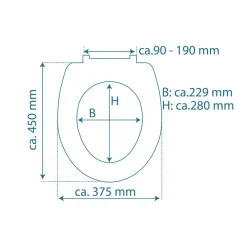 Schütte Duroplast WC-Sitz SEA LIFE mit Absenkautomatik und Schnellverschluss