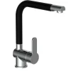 Schütte Schwenkbare Küchenarmatur Rio chrom schwarz matt