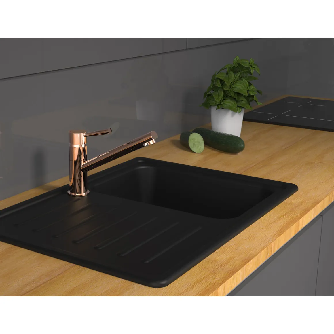 Schütte Schwenkbare Küchenarmatur Cornwall kupfer