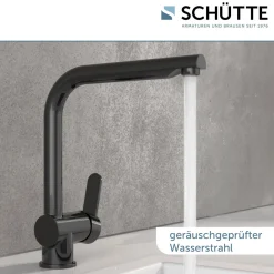 Schütte Schwenkbare Küchenarmatur Rio graphit glänzend