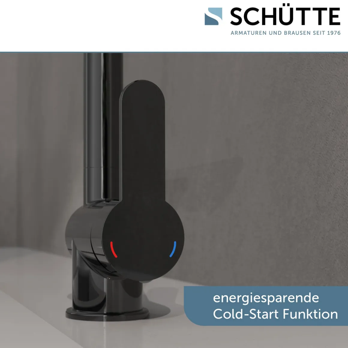 Schütte Schwenkbare Küchenarmatur Rio graphit glänzend