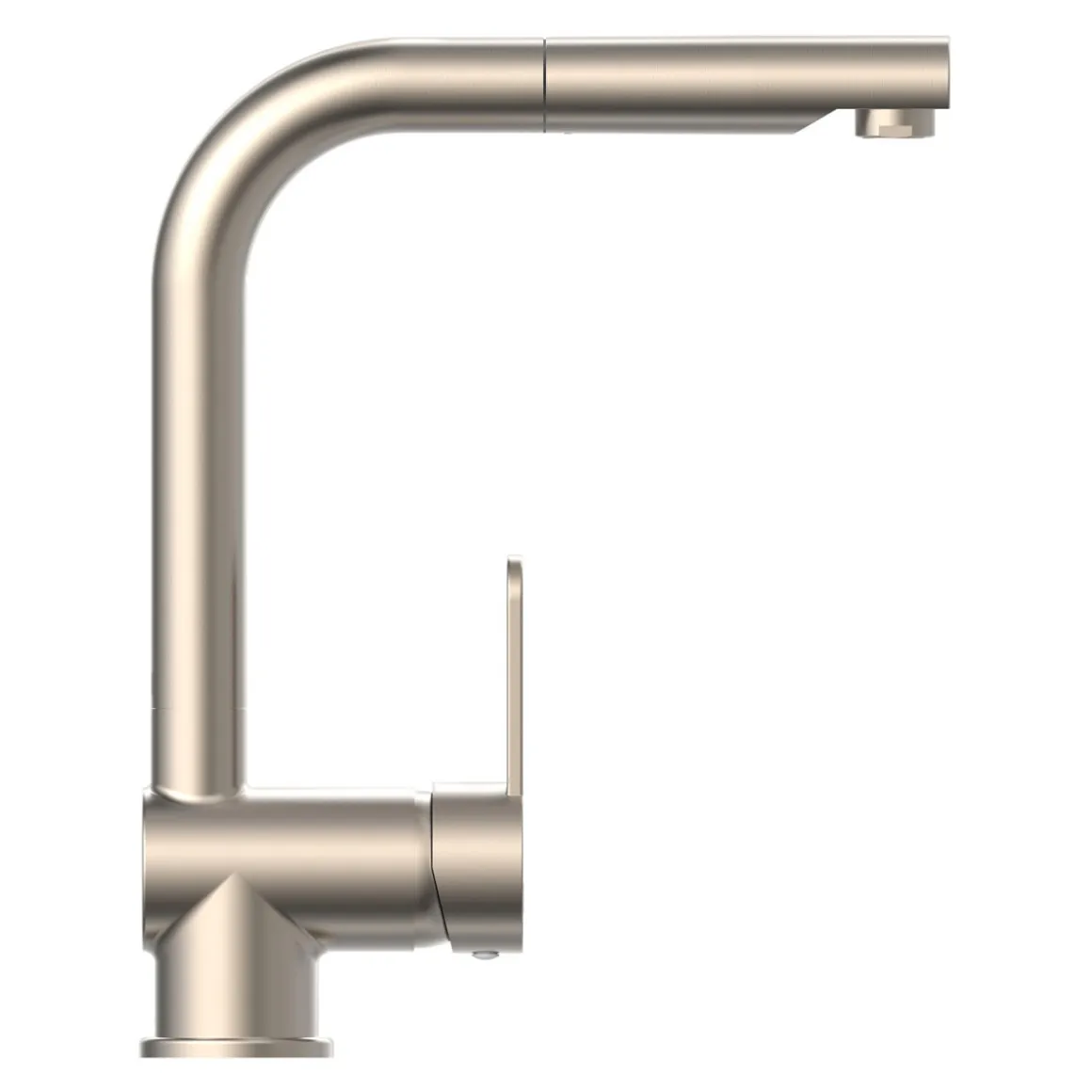 Schütte Spültischarmatur London Edelstahloptik mit herausziehbarem Auslauf