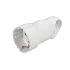 Schuko-Kupplung inkl Knickschutz Ausziehhilfe