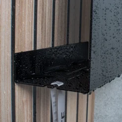 Schulte Duschablage zum Kleben Größe L mattschwarz