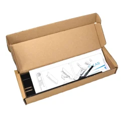 Schulte Duschablage zum Kleben Größe S Mattschwarz