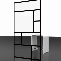 Schulte BlackStyle Walk In Alexa Style 2.0 mit Dekor Atelier 1 200 x 140 cm