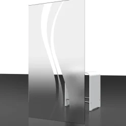 Schulte Drehtür Alexa Style 2.0 inkl Seitenwand 90 x 90 cm Dekor Liane