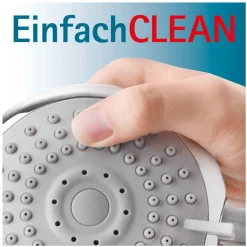 Schulte Duschsystem DuschMaster Rain Edelstahloptik Rund