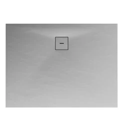 Schulte Eck-Duschwanne Rechteck Steinstruktur 120 x 4 x 80 cm grau