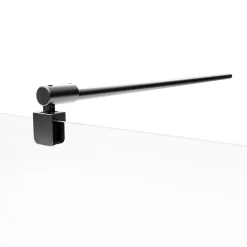 Schulte Eckeinstieg mit Drehtür BlackStyle mattschwarz BxH 90 x 192 cm